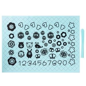 IKEA Sockeraka Baking mat and knife Blue  NWT